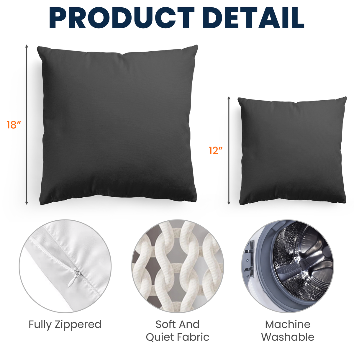 Kid Name Pattern - Personalized Pillow (Insert Included)