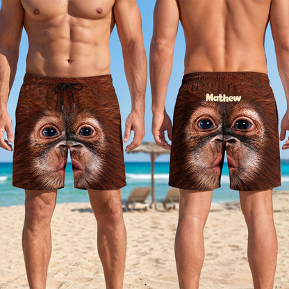 All Eyes On The Assets - Personalized Beach Shorts