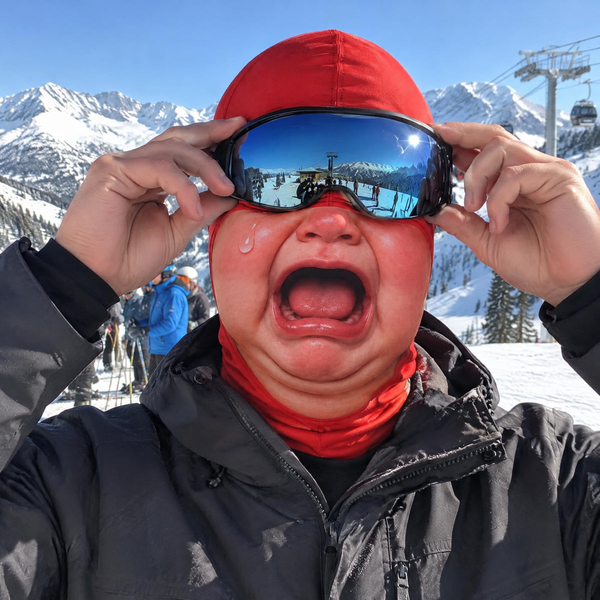 Big Baby Face - Personalized Mask