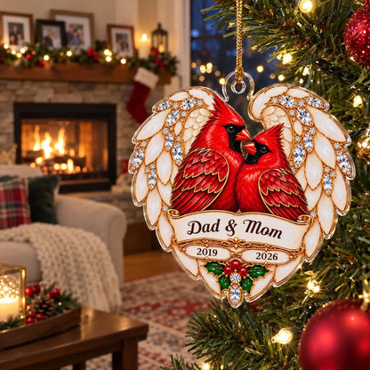 Custom Memorial Christmas Ornament, Sympathy Keepsake •  Your Memory Shines - Personalized Acrylic Ornament