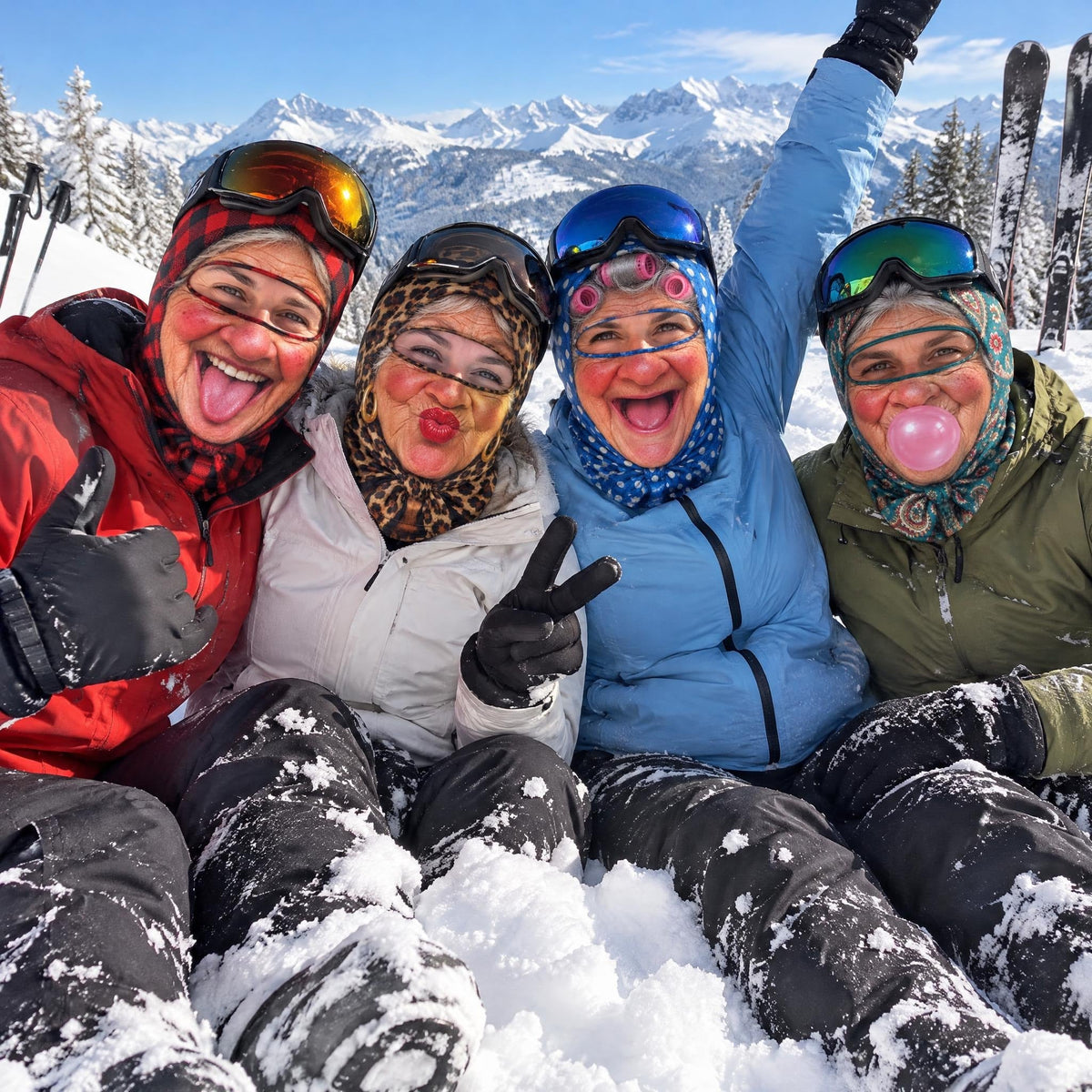 Ski Granny Gang - Personalized Mask