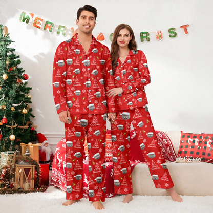 Dth Custom Cat Photo We Wish You A Merry Christmas Pajamas Th10 896281