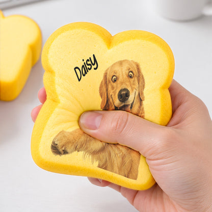 Custom Funny Selfie Pet Photo For Pet Lovers - Personalized Squishy Toy