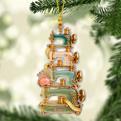 Love Sewing - Personalized Sewing Ornament