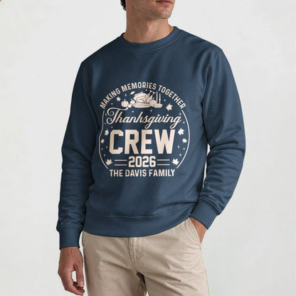 Making Memories Together, Thanksgiving Crew - Personalized Shirt