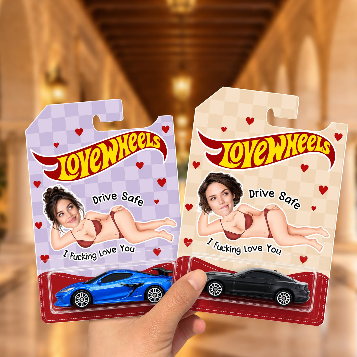 Custom Photo Drive Safe I Love You Wheels - Funny Gifts For Husband, Wife HO82 903894