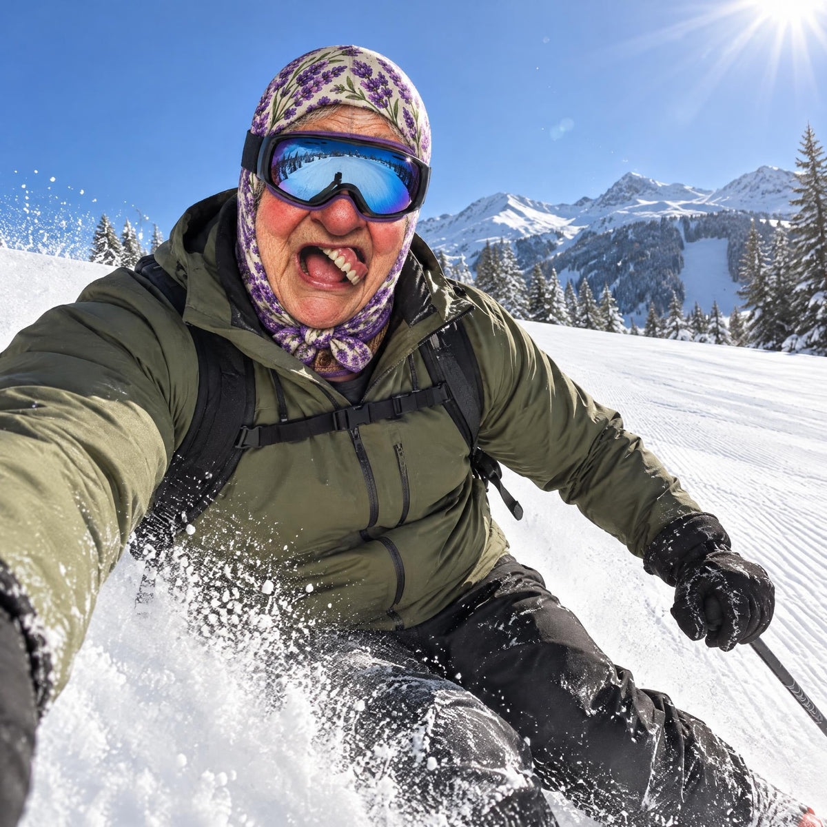 Ski Granny Gang - Personalized Mask