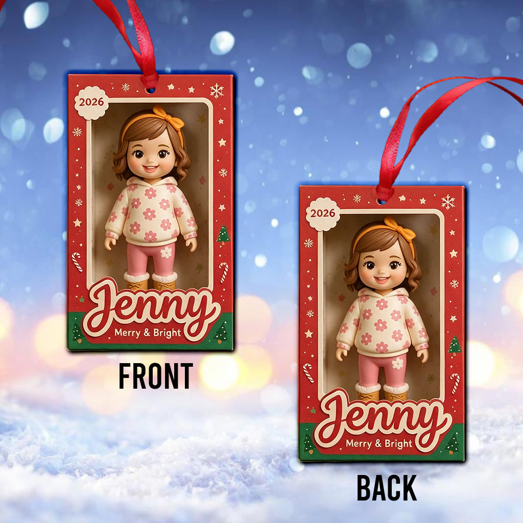 Cute Personalized Welsh Corgi 2026 Christmas Ornament Custom Pet Name Gift for Corgi Lovers Holiday Decor