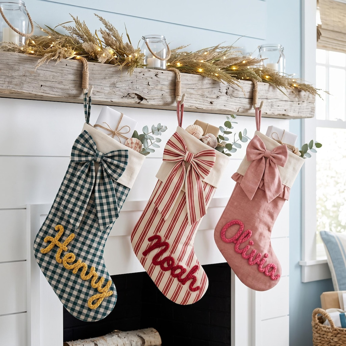 Personalized Custom Yarn Name Christmas Stocking TH10 171559