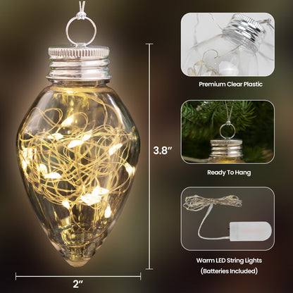 Your Light Will Always Shine In My Heart Pet Memorial - Personalized Ornament