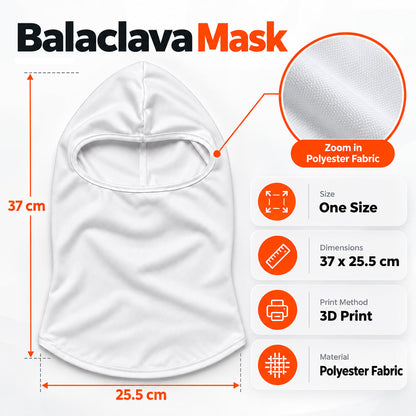 Realistic Pet Funny Animal - Personalized Balaclava Mask - Hilarious Winter Christmas Gift for Skiers, Snowboard Party Face Cover Ski Mask