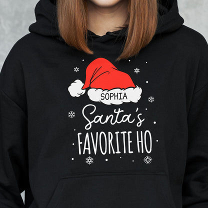 Santa's Favorite Ho - Funny Exchange Christmas Gifts - Silly Xmas Shirt - Personalized Shirt
