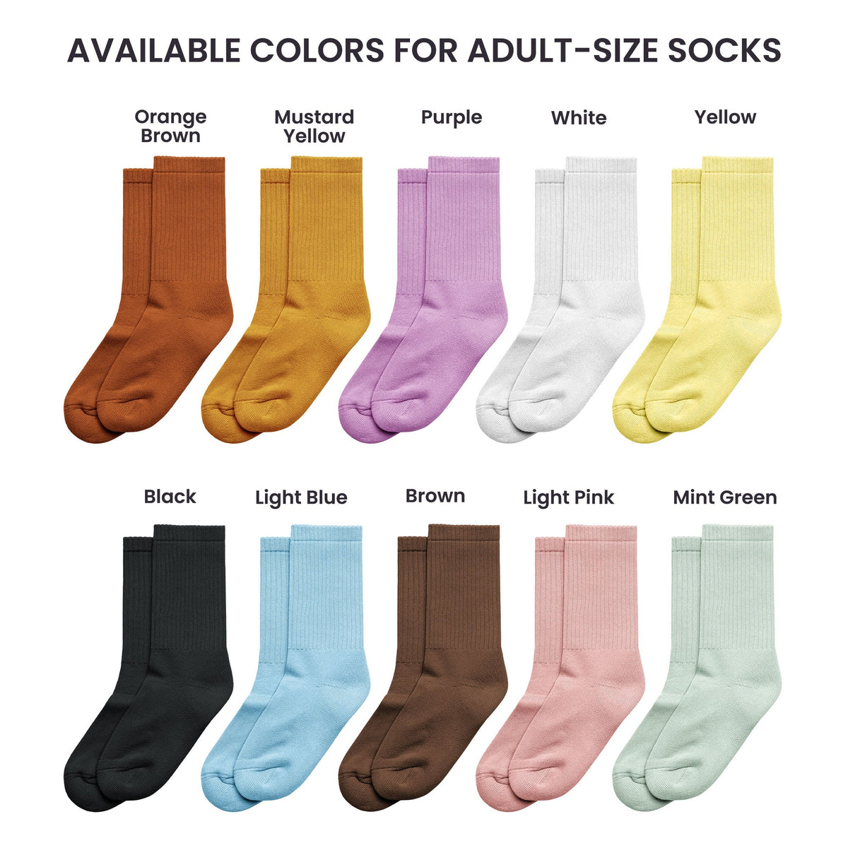 Custom Name Christmas Character Gifts For Her, Him, Kids - Personalized Embroidered Socks