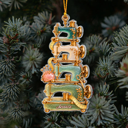 Love Sewing - Personalized Sewing Ornament