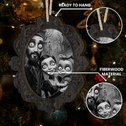 Gothic Christmas Style Our Family - Personalized Ornament
