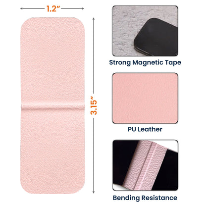 Birth Flower, Book Girls, Book Lovers - Personalized Leather Magnetic Bookmark