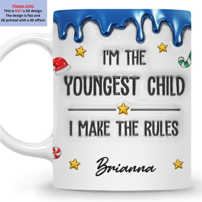 Custom Christmas & Birthday Keepsake Gift • Different Ages Same Family Chaos - Personalized 3D Inflated Effect Mug