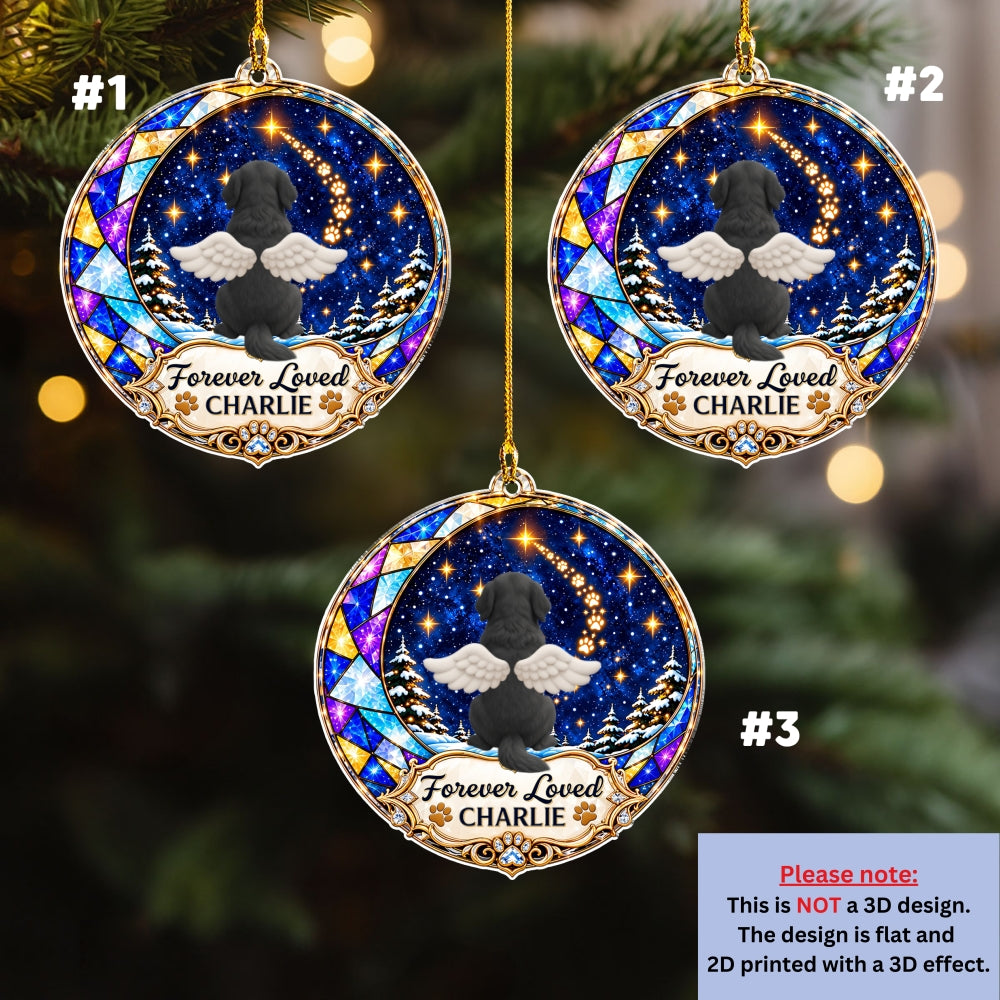 Custom Christmas Memorial Sympathy Gifts For Dogs, Cats • Until We Meet Again - Personalized Acrylic Ornament