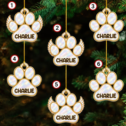Custom Christmas Memorial Sympathy Gifts For Dogs, Cats • A Tree Of Love - Personalized Acrylic Ornament