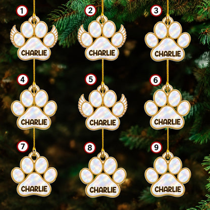 Custom Christmas Memorial Sympathy Gifts For Dogs, Cats • A Tree Of Love - Personalized Acrylic Ornament
