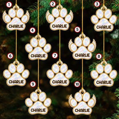 Custom Christmas Memorial Sympathy Gifts For Dogs, Cats • A Tree Of Love - Personalized Acrylic Ornament