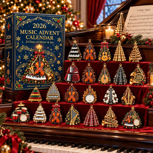 Music Christmas Advent Calendar – Music Lover Christmas Countdown Calendar, Christmas Gift for Musicians & Music Teachers