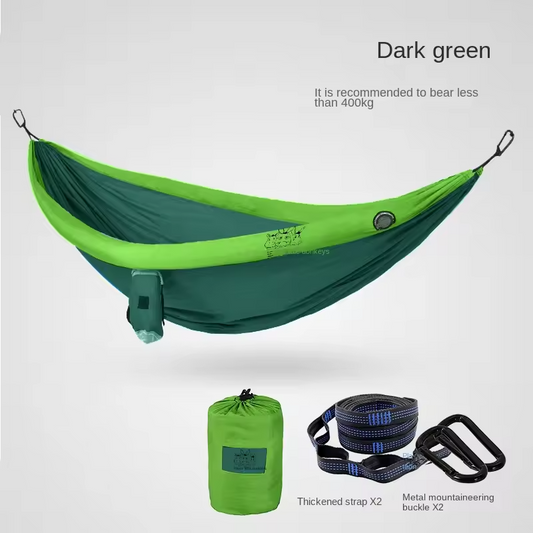 Adventure Camping Hammock - Ultimate Comfort & Durability (Green Edition)