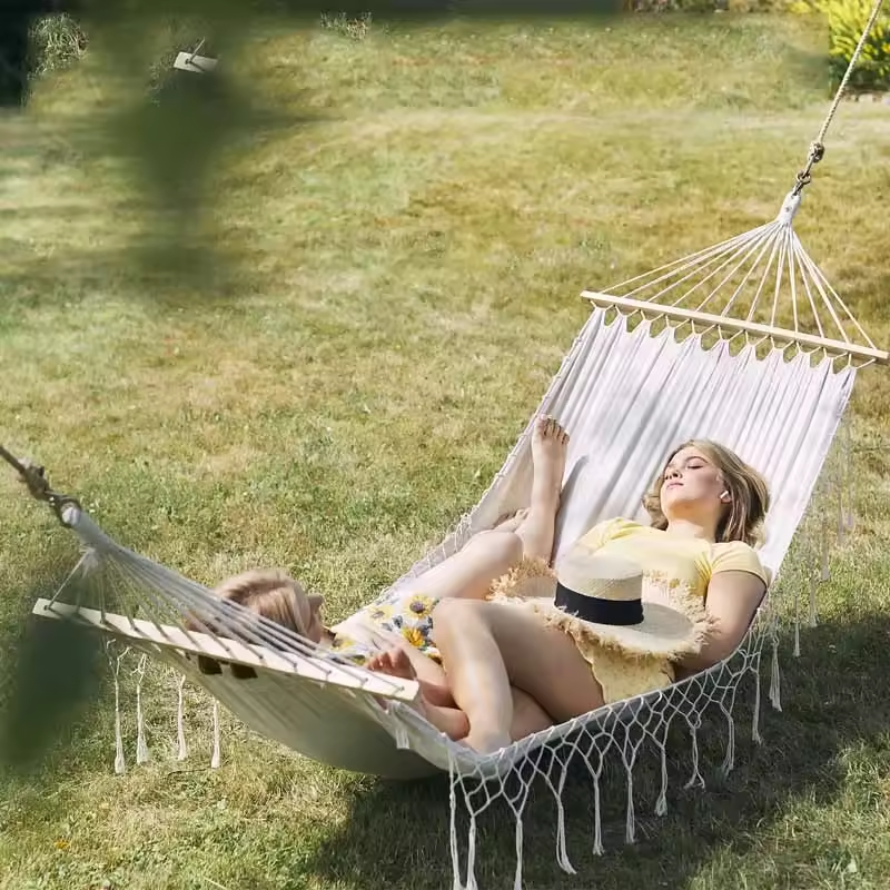 Boho Chic Hammock - Elegant & Cozy
