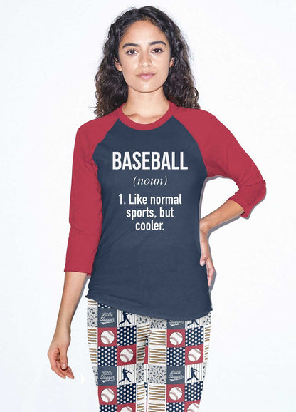 Baseball Set Cool Sport Pajama Set |Sleepwear Pjs Sets | Raglan Shirt Pants Set