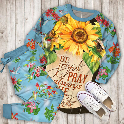 Hummingbird Pajama Set | Pajamas | Cotton Sleepwear Sets | Soft Long Sleeve Pjs | Raglan Shirt and Pants Set