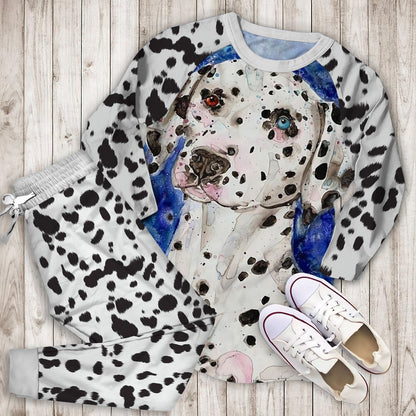 Dalmatian Pajama Set |Sleepwear Pjs Sets | Raglan Shirt Pants Set