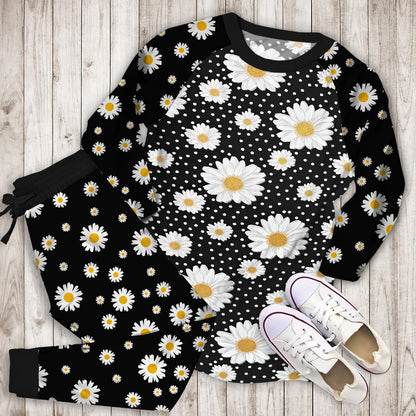 Daisy Pajama Set |Sleepwear Pjs Sets | Raglan Shirt Pants Set