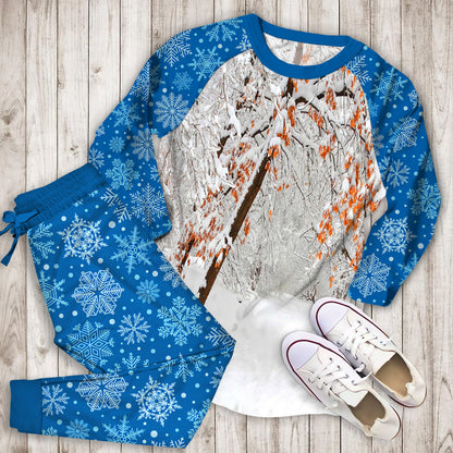 Winter Pajama Set | Pajamas | Cotton Sleepwear Sets | Soft Long Sleeve Pjs | Raglan Shirt and Pants Set