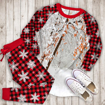 Winter Pajama Set | Pajamas | Cotton Sleepwear Sets | Soft Long Sleeve Pjs | Raglan Shirt and Pants Set