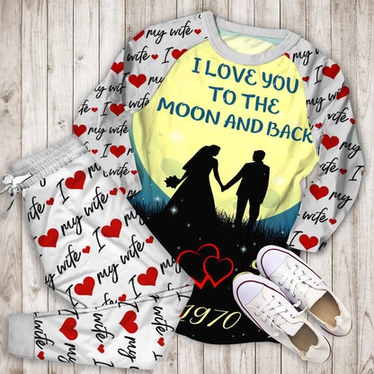 Mr And Mrs Perfect Gift For Wife Pajama Set |Sleepwear Pjs Sets | Raglan Shirt Pants Set