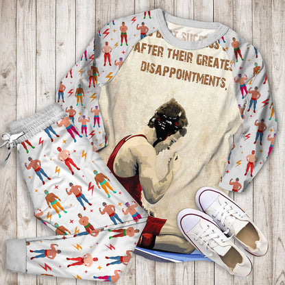 Wrestling Pajama Set |Sleepwear Pjs Sets | Raglan Shirt Pants Set
