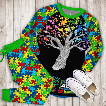 Its An Autism Pajama Set |Sleepwear Pjs Sets | Raglan Shirt Pants Set