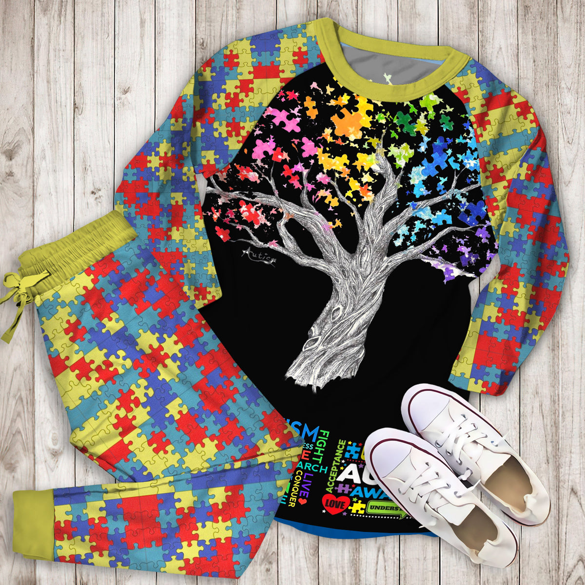 Its An Autism Pajama Set |Sleepwear Pjs Sets | Raglan Shirt Pants Set