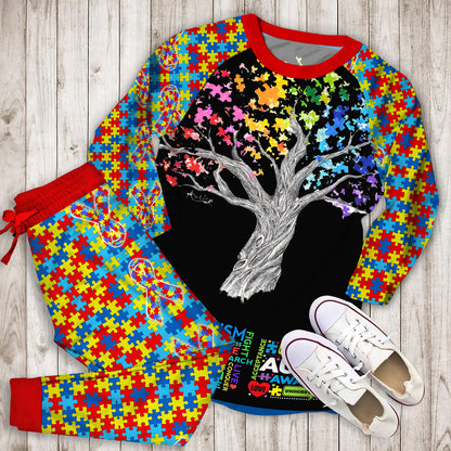 Its An Autism Pajama Set |Sleepwear Pjs Sets | Raglan Shirt Pants Set