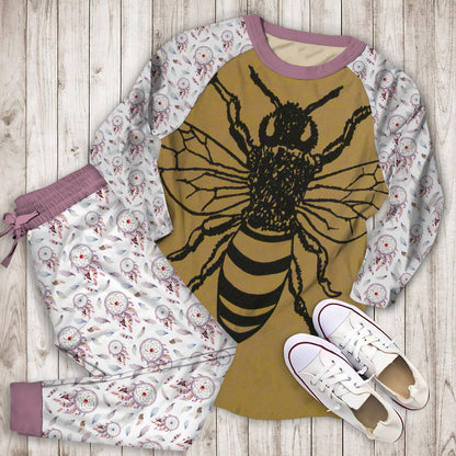 Dreamcatcher Pajama Set | Pajamas | Cotton Sleepwear Sets | Soft Long Sleeve Pjs | Raglan Shirt and Pants Set