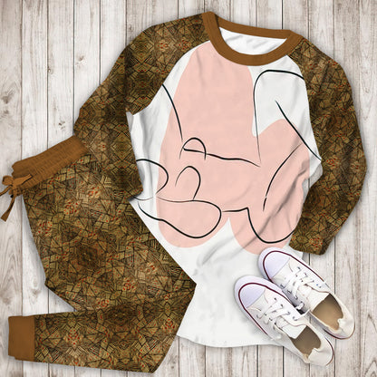 Matisse Henri Pajama Set |Sleepwear Pjs Sets | Raglan Shirt Pants Set