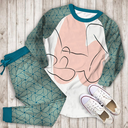 Matisse Henri Pajama Set |Sleepwear Pjs Sets | Raglan Shirt Pants Set