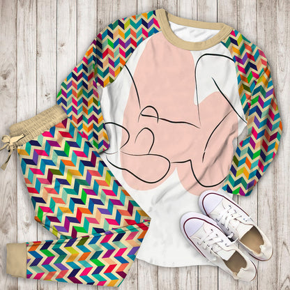 Matisse Henri Pajama Set |Sleepwear Pjs Sets | Raglan Shirt Pants Set