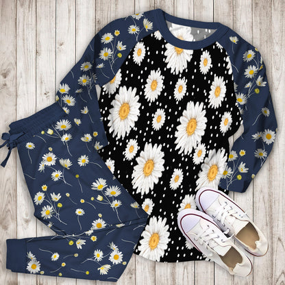 Daisy Pajama Set |Sleepwear Pjs Sets | Raglan Shirt Pants Set