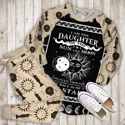 Wicca Pajama Set | Pajamas | Cotton Sleepwear Sets | Soft Long Sleeve Pjs | Raglan Shirt and Pants Set