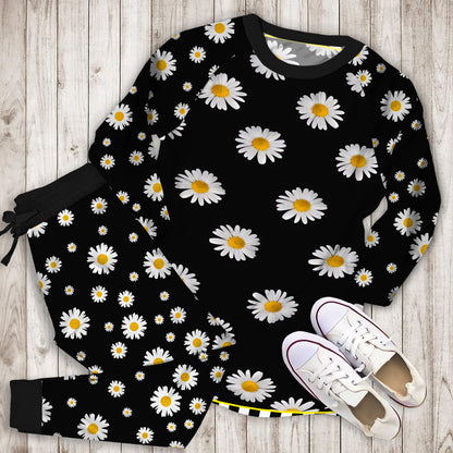 Daisy Pajama Set | Pajamas | Cotton Sleepwear Sets | Soft Long Sleeve Pjs | Raglan Shirt and Pants Set