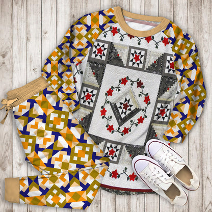 Amish Pajama Set |Sleepwear Pjs Sets | Raglan Shirt Pants Set
