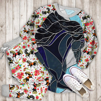 Horse Pajama Set | Pajamas | Cotton Sleepwear Sets | Soft Long Sleeve Pjs | Raglan Shirt and Pants Set
