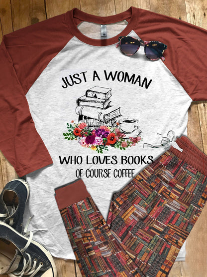 Reading Loves Book Pajama Set |Sleepwear Pjs Sets | Raglan Shirt Pants Set