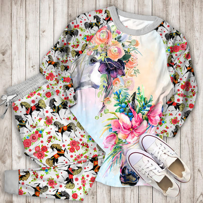 Horse Farm Themed Pajama Set |Sleepwear Pjs Sets | Raglan Shirt Pants Set